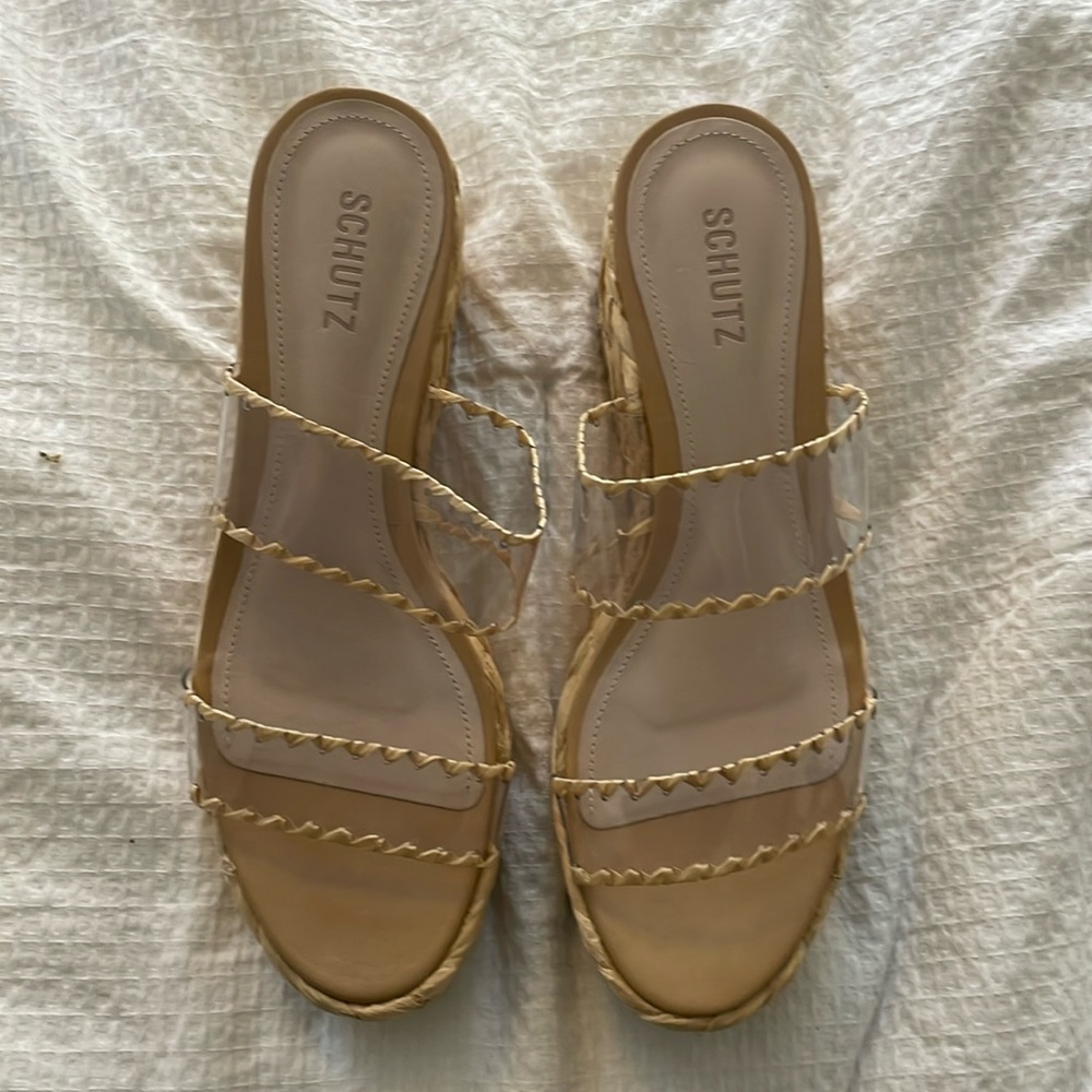 NWT SCHUTZ ESPADRILLE SANDALS SIZE 11